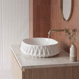 Infinity Oval Above Counter Ceramic Basin 530x370x135mm - In Various Colour