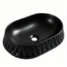 Infinity Oval Above Counter Ceramic Basin 530x370x135mm - In Various Colour