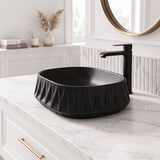 Infinity Oval Above Counter Ceramic Basin 530x370x135mm - In Various Colour