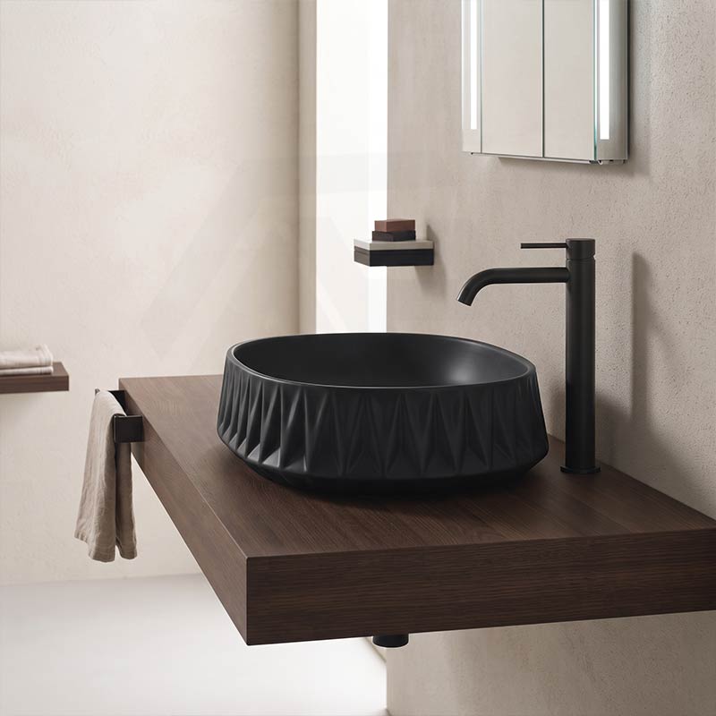 Infinity Oval Above Counter Ceramic Basin 530x370x135mm - In Various Colour