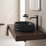 Infinity Oval Above Counter Ceramic Basin 530x370x135mm - In Various Colour