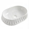Infinity Oval Above Counter Ceramic Basin 530x370x135mm - In Various Colour