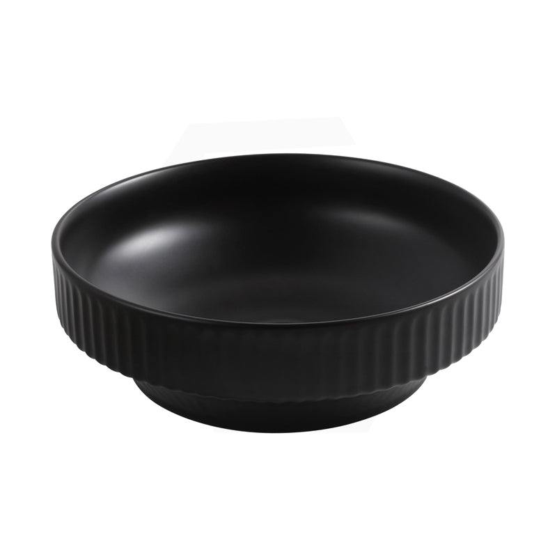 Infinity Ceramic Fluted Above Counter Basin 365x365x120mm - In Various Colour