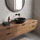 Infinity Ceramic Fluted Above Counter Basin 365x365x120mm - In Various Colour