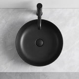 Infinity Ceramic Fluted Above Counter Basin 365x365x120mm - In Various Colour