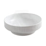 Infinity Ceramic Fluted Above Counter Basin 365x365x120mm - In Various Colour