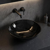 Glass Art Basin Round Above Counter 420x420x145mm