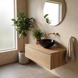 Glass Art Basin Round Above Counter 420x420x145mm