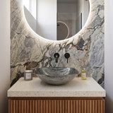 Above Counter Tempered Glass Art Basin Square Bathroom Antique Vintage Wash Basin 420x420x145mm