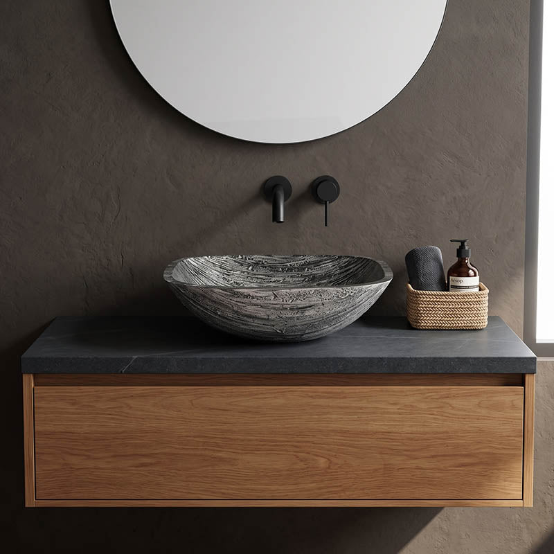 Above Counter Tempered Glass Art Basin Square Bathroom Antique Vintage Wash Basin 420x420x145mm