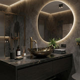 Above Counter Glass Art Basin Special Leaf Shape Bathroom Antique Vintage Wash Basin 590x380x145mm - Special Color