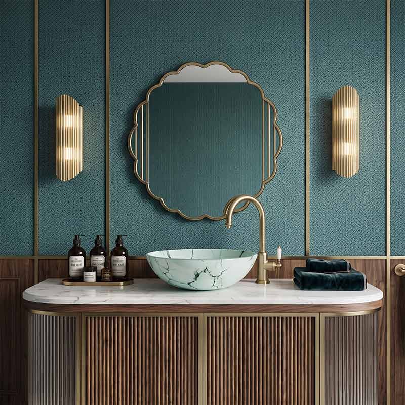 Round Glass Art Wash Basin 420x420x145mm