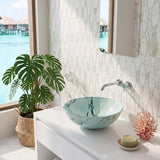 Round Glass Art Wash Basin 420x420x145mm