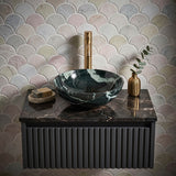 Tempered Glass Art Basin Round Above Counter 420x420x145mm