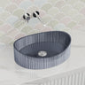 500x375x140mm Infinity Oval Art Wash Above Counter Basin Tempered Glass Variant Colour Available