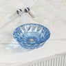 400x400x140mm Bathroom Round Above Counter Tempered Glass Basin Colour Available