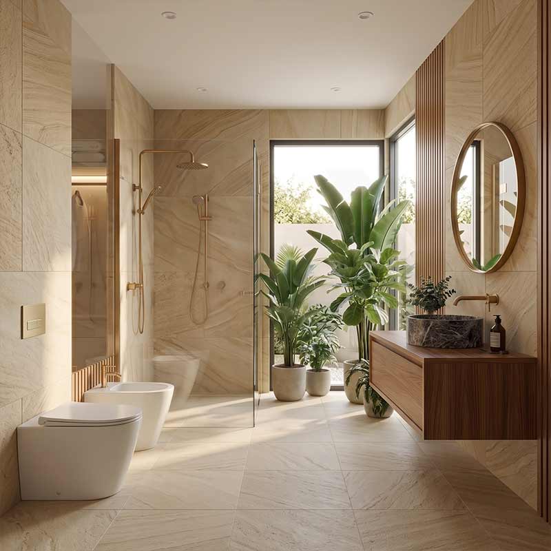 Above Counter Basin Marble Surface Antique Vintage Bathroom Round Stone Wash Basin 370x370x150mm