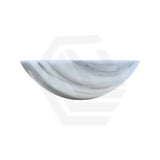 420x420x140mm Round Nature Stone Marble Finish Above Counter Basin