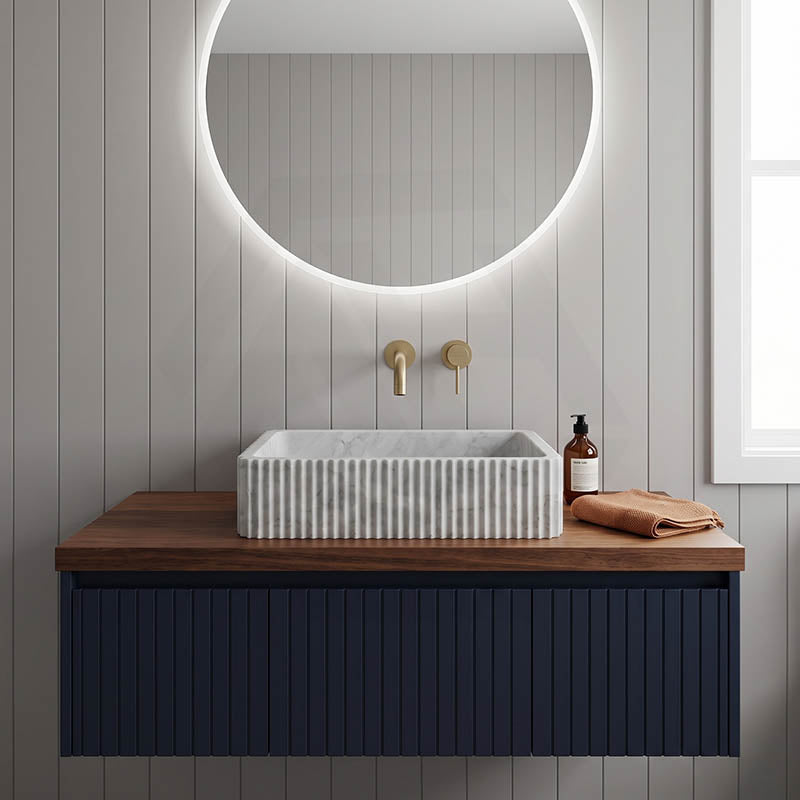 Rectangle Above Counter Basin 600x400x150mm - Marble Matt Surface