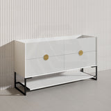 1500mm Kingo Freestanding Plywood Vanity Linear Surface Single/Double Bowls Cabinet ONLY for Bathroom Matt White/Black