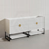 1800mm Kingo Freestanding Plywood Vanity Linear Surface Cabinet ONLY for Bathroom Matt White/Black