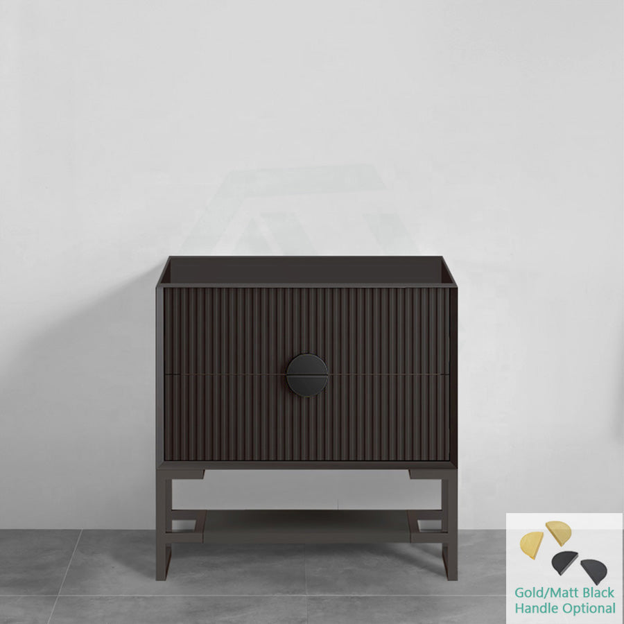 750mm Kingo Freestanding Plywood Vanity Linear Surface Single Bowl Cabinet ONLY for Bathroom Matt White/Black Available