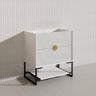 750mm Kingo Freestanding Plywood Vanity Linear Surface Single Bowl Cabinet ONLY for Bathroom Matt White/Black Available