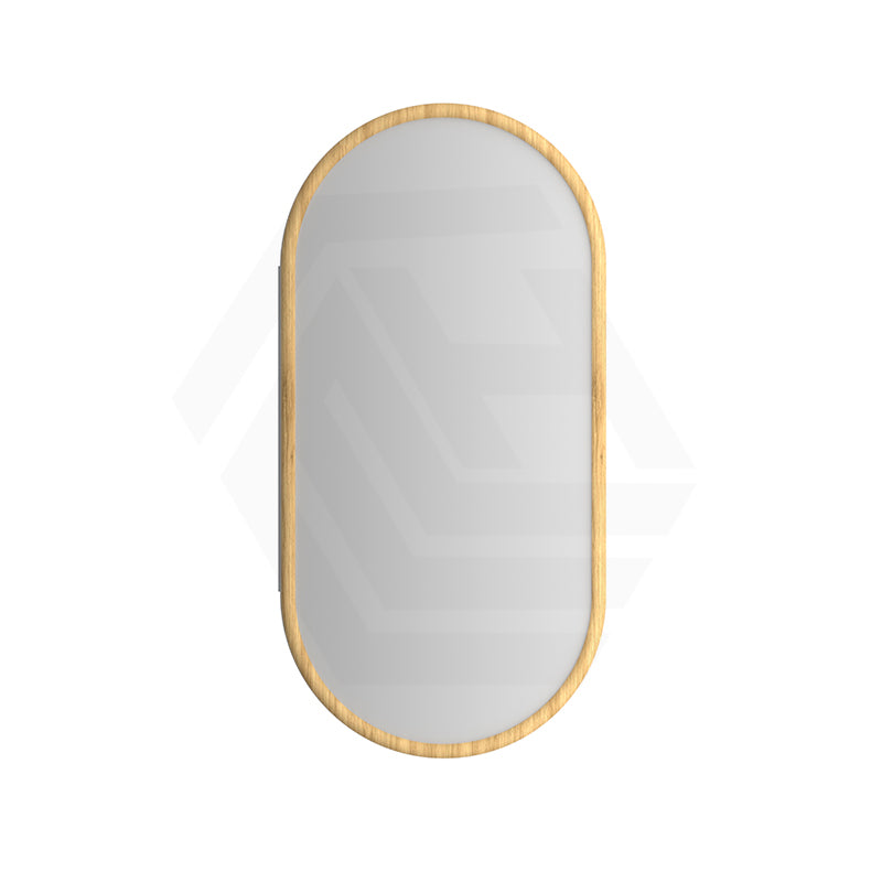 Metro 450x900mm Oval Plywood Wall Hung Shaving Cabinet Variant Colour Available