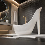 MILA High Heel Bathtub Freestanding Acrylic Bathtub NO Overflow 2000x800x1550mm - Gloss White