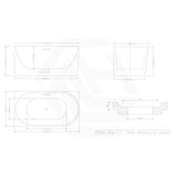 1300/1400/1485/1680mm Left / Right Corner Bathtub Acrylic Gloss / Matt White Overflow Available