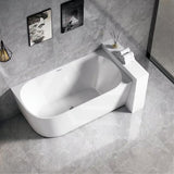 1300/1400/1485/1680mm Left / Right Corner Bathtub Acrylic Gloss / Matt White Overflow Available