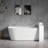 1300/1400/1485/1680mm Left / Right Corner Bathtub Acrylic Gloss / Matt White Overflow Available