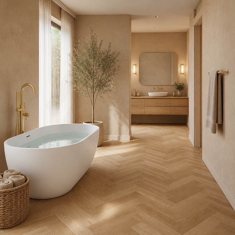 Moah Oval Freestanding Bathtub Acrylic Overflow 1300/1400/1500/1690mm - Variant Colour Available