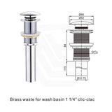 32/40mm Basin Pop Up Waste