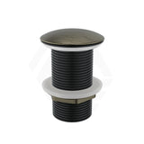 32mm Brushed Brass Basin Pop Up Waste No Overflow