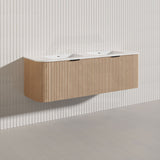 Infinity RIO 1500mm 2-Drawer- Hettich Drawer Runner Bathroom Linear Surface Vanity Wall Hung Single/Double Bowls Plywood Multi-Colour Cabinet ONLY & Vanity Top Available