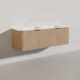 Infinity RIO 1500mm 2-Drawer- Hettich Drawer Runner Bathroom Linear Surface Vanity Wall Hung Single/Double Bowls Plywood Multi-Colour Cabinet ONLY & Vanity Top Available