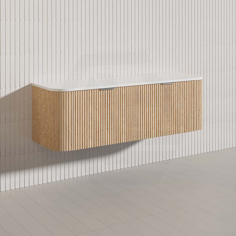 Infinity RIO 1500mm 2-Drawer- Hettich Drawer Runner Bathroom Linear Surface Vanity Wall Hung Single/Double Bowls Plywood Multi-Colour Cabinet ONLY & Vanity Top Available
