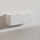 Infinity RIO 1500mm 2-Drawer- Hettich Drawer Runner Bathroom Linear Surface Vanity Wall Hung Single/Double Bowls Plywood Multi-Colour Cabinet ONLY & Vanity Top Available