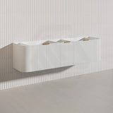 Infinity RIO 1800mm 1-Door 2-Drawer- Hettich Drawer Runner Bathroom Linear Surface Vanity Wall Hung Single/Double Bowls Plywood Multi-Colour Cabinet ONLY & Vanity Top Available