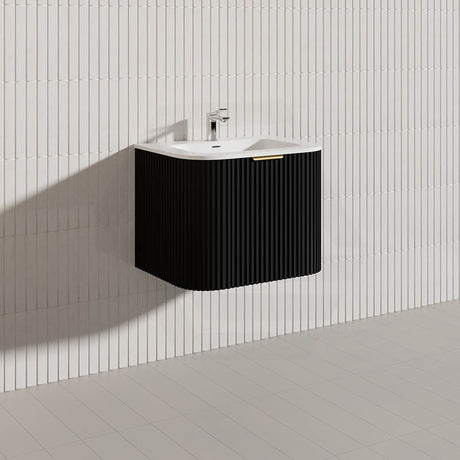 Infinity RIO 600mm 1-Door Right Hinged Bathroom Linear Surface Vanity Wall Hung Single Bowl Plywood Multi-Colour Cabinet ONLY & Vanity Top Available