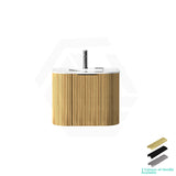 RIO 600-1500mm Bathroom Linear Surface Vanity Wall Hung Single/Double Bowl Plywood Timber Oak Cabinet ONLY & Stone Top Available