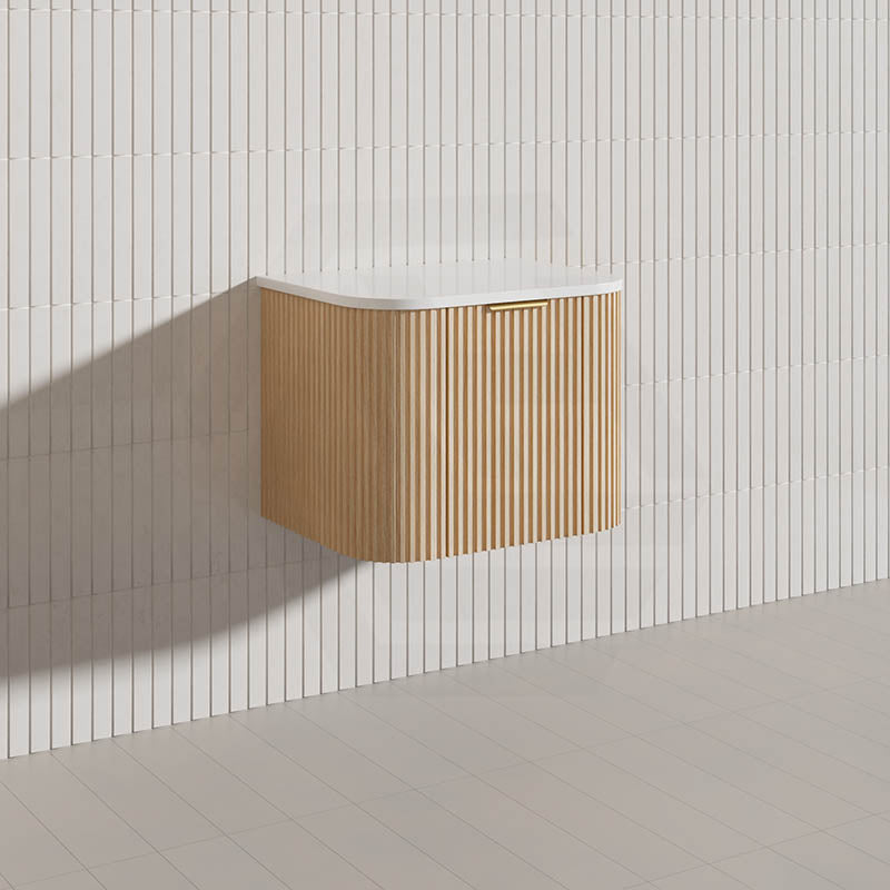 Infinity RIO 600mm 1-Door Right Hinged Bathroom Linear Surface Vanity Wall Hung Single Bowl Plywood Multi-Colour Cabinet ONLY & Vanity Top Available