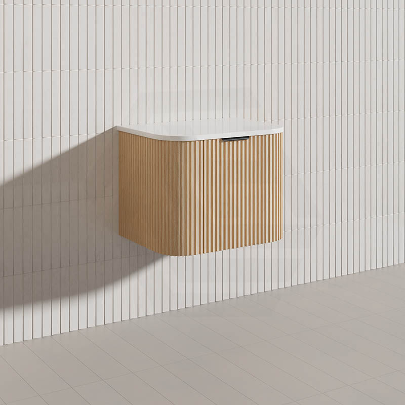 Infinity RIO 600mm 1-Door Right Hinged Bathroom Linear Surface Vanity Wall Hung Single Bowl Plywood Multi-Colour Cabinet ONLY & Vanity Top Available