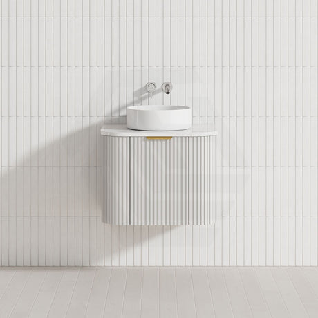 RIO 600-1800mm Bathroom Linear Surface Vanity Wall Hung Single/Double Bowls Plywood White Cabinet ONLY & Vanity Top Available