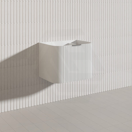 Infinity RIO 600mm 1-Door Right Hinged Bathroom Linear Surface Vanity Wall Hung Single Bowl Plywood Multi-Colour Cabinet ONLY & Vanity Top Available