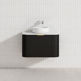 RIO 600-1800mm Bathroom Linear Surface Vanity Wall Hung Single/Double Bowl Plywood Black Cabinet ONLY & Vanity Top Available