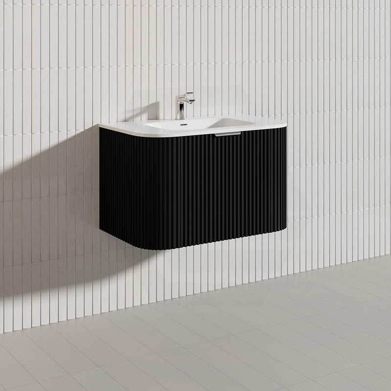 Infinity RIO 750mm 1-Door Right Hinged Bathroom Linear Surface Vanity Wall Hung Single Bowl Plywood Multi-Colour Cabinet ONLY & Vanity Top Available