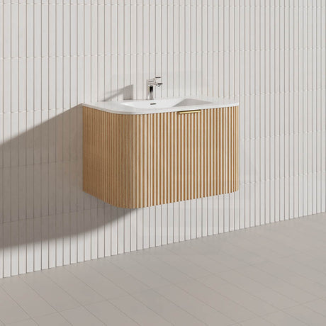 Infinity RIO 750mm 1-Door Right Hinged Bathroom Linear Surface Vanity Wall Hung Single Bowl Plywood Multi-Colour Cabinet ONLY & Vanity Top Available
