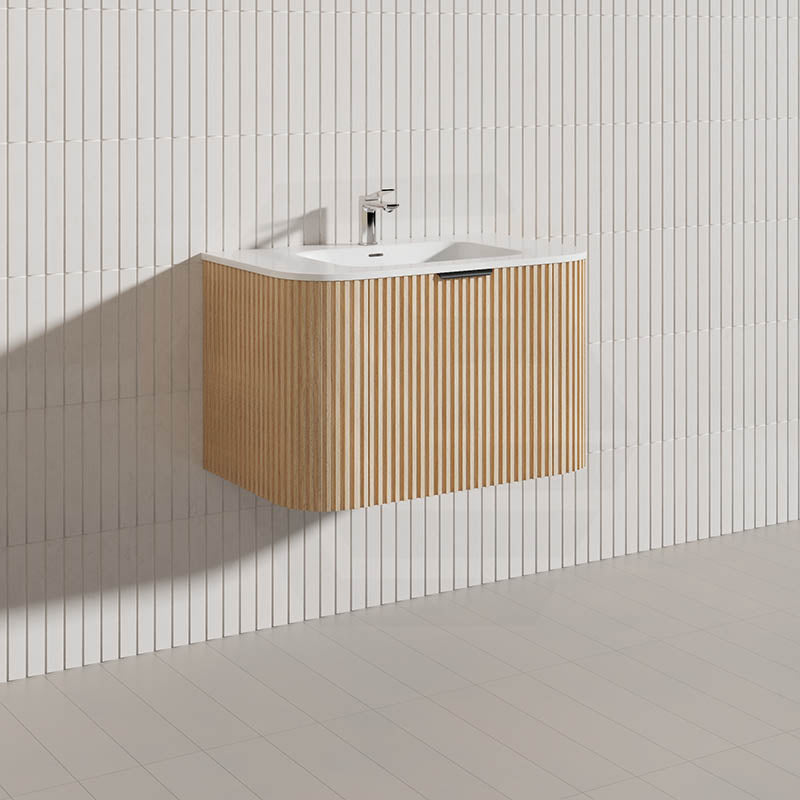 Infinity RIO 750mm 1-Door Right Hinged Bathroom Linear Surface Vanity Wall Hung Single Bowl Plywood Multi-Colour Cabinet ONLY & Vanity Top Available